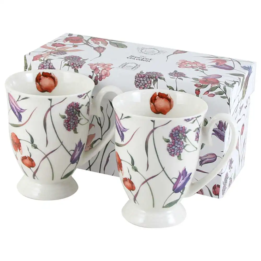 Set 2 cani din portelan "Flower Meadow" Set 2 cani din portelan "Flower Meadow"