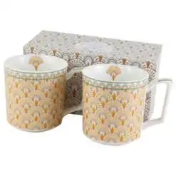 Set 2 cani din portelan "Solis"