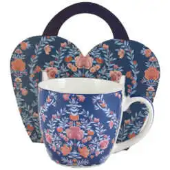Cana portelan "Manu Blue"