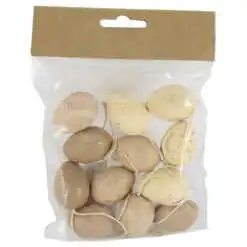 Set 12 oua din plastic 3x4 CM