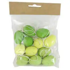 Set 12 oua din plastic 3x4 CM