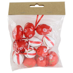 Set 12 oua din plastic 3x4 CM