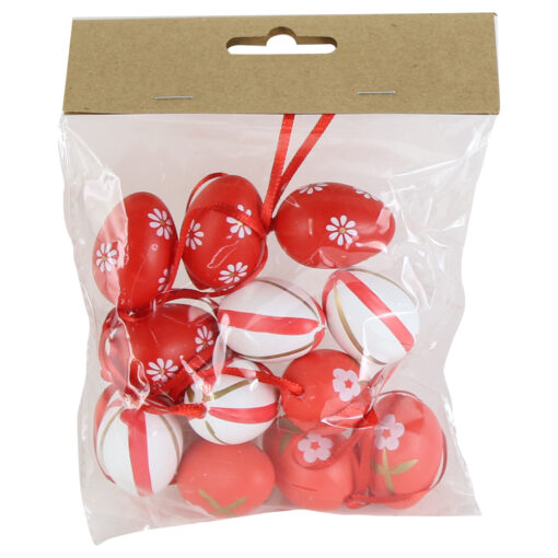 Set 12 oua din plastic 3x4 CM