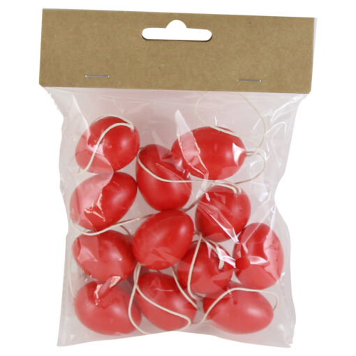 Set 12 oua din plastic 3x4 CM