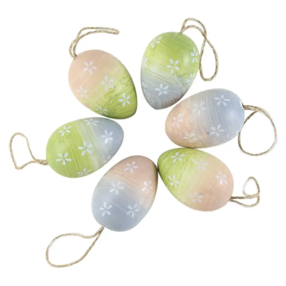 Set 6 oua din plastic 4x6 CM Set 6 oua din plastic 4x6 CM