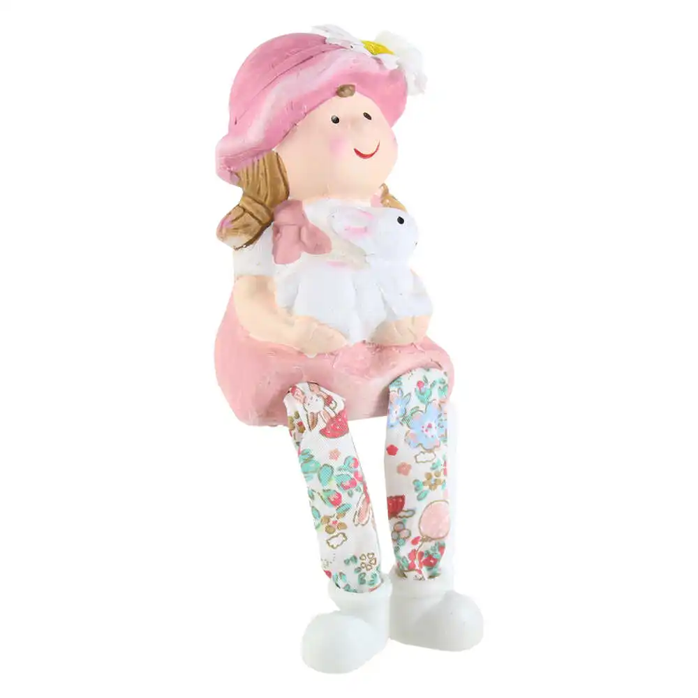 Figurina Fetita cu iepuras Figurina Fetita cu iepuras