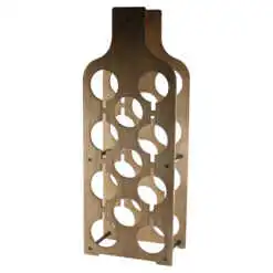 Suport lemn pentru 11 sticle de vin 30x80 CM
