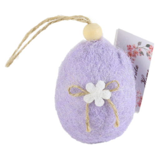 Oua decorativa din pasla 5x7 CM