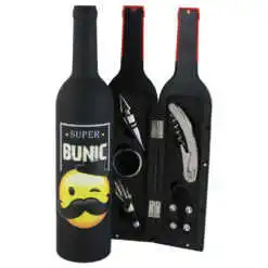 Set 5 accesorii de vin "Super Bunic"