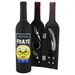 Set 5 accesorii de vin "Super Frate"