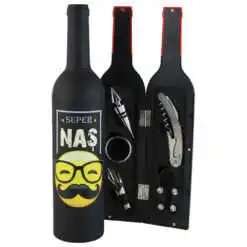 Set 5 accesorii de vin "Super Nas"
