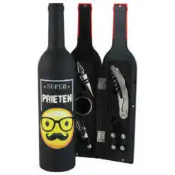 Set 5 accesorii de vin "Super Prieten"