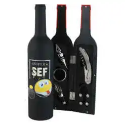 Set 5 accesorii de vin "Super Sef"