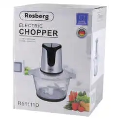 Tocator/chopper electric cu bol din sticla 2 L