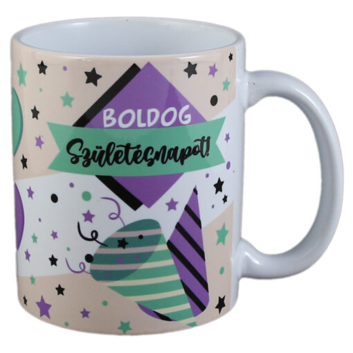 Cana ceramica "Boldog Szuletesnapot"