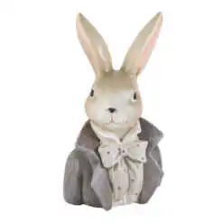 Figurina Iepuras cu papion 12x20 CM