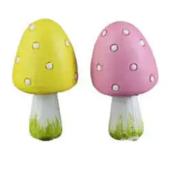 Set 2 decor Ciuperca din rasina 4 CM