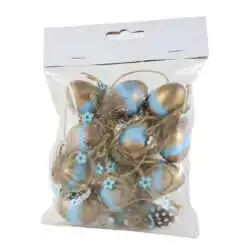 Set 12 oua din plastic 4 CM