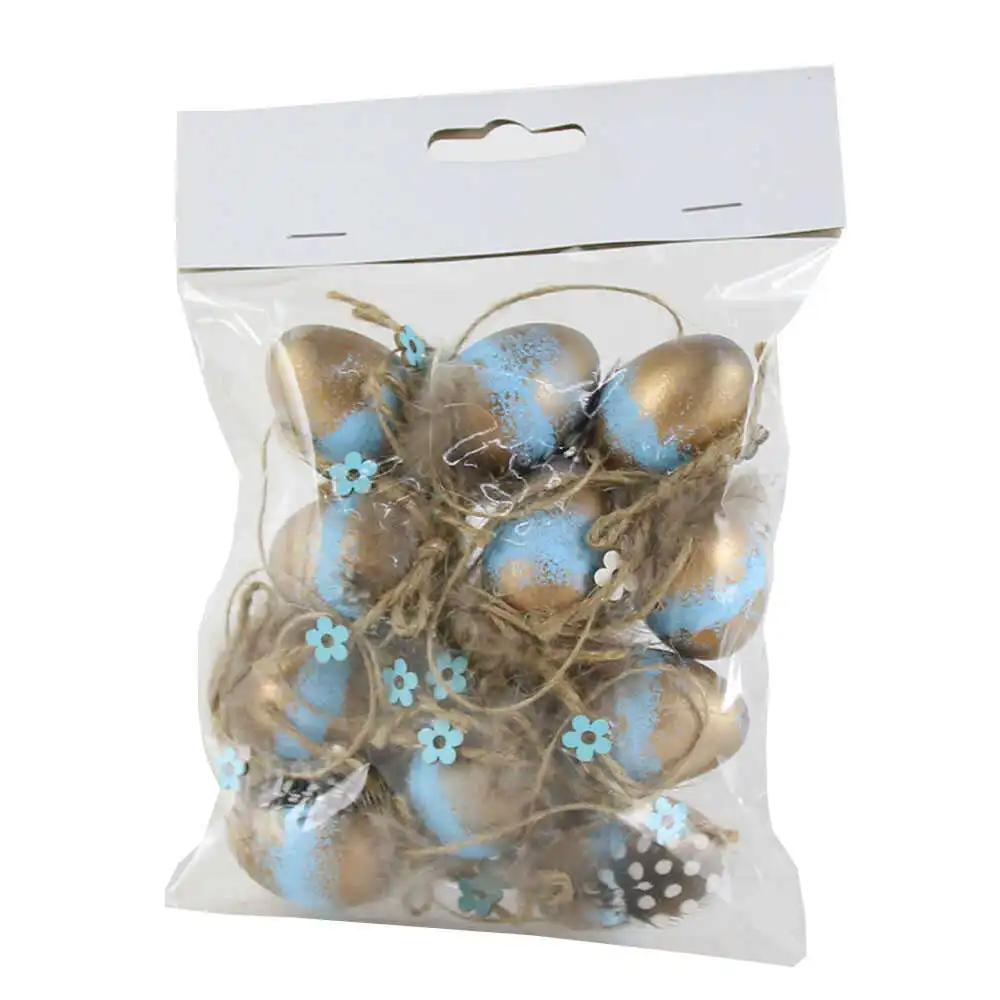 Set 12 oua din plastic 4 CM Set 12 oua din plastic 4 CM