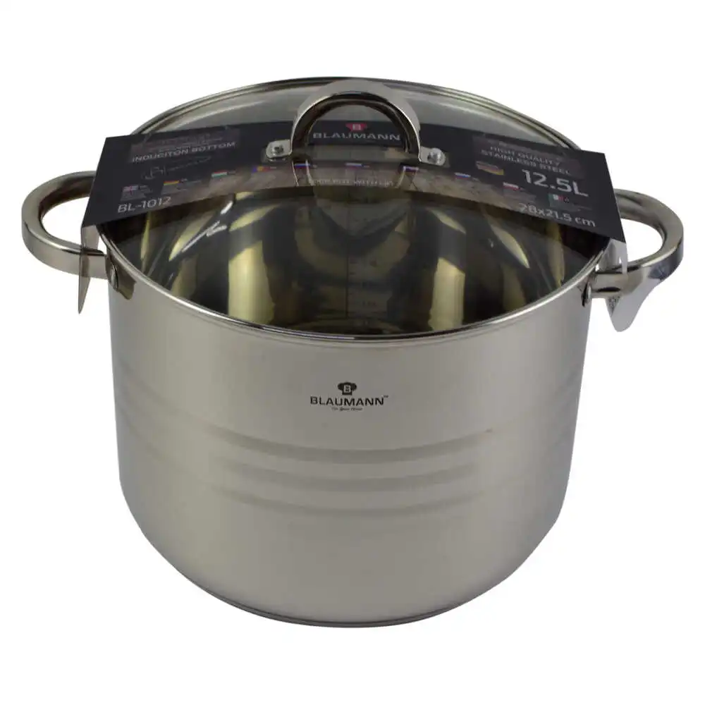 Oala cu capac otel inoxidabil 12.5 L