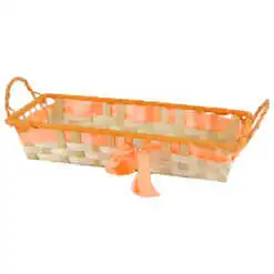 Cos servire din bambus cu manere 30x14 CM