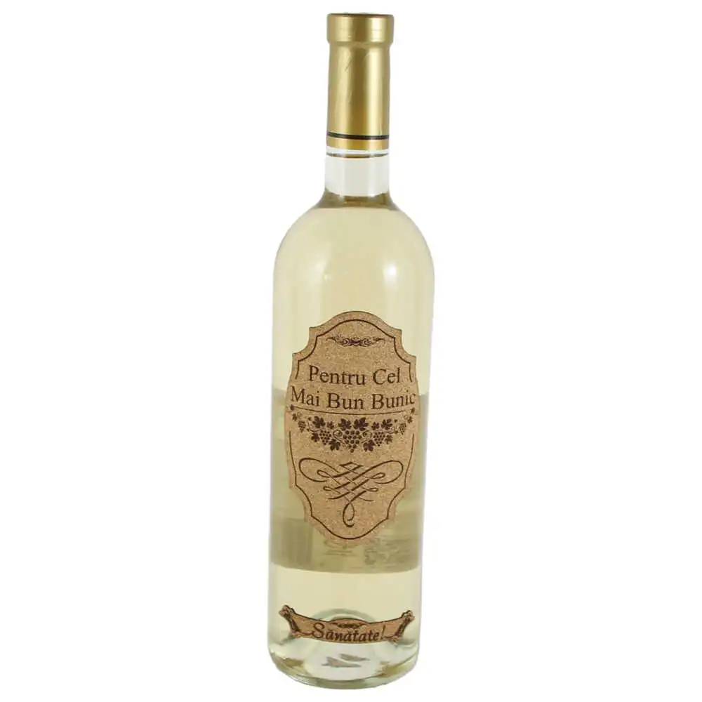 Vin alb 750 ml "Pentru cel mai bun Bunic
