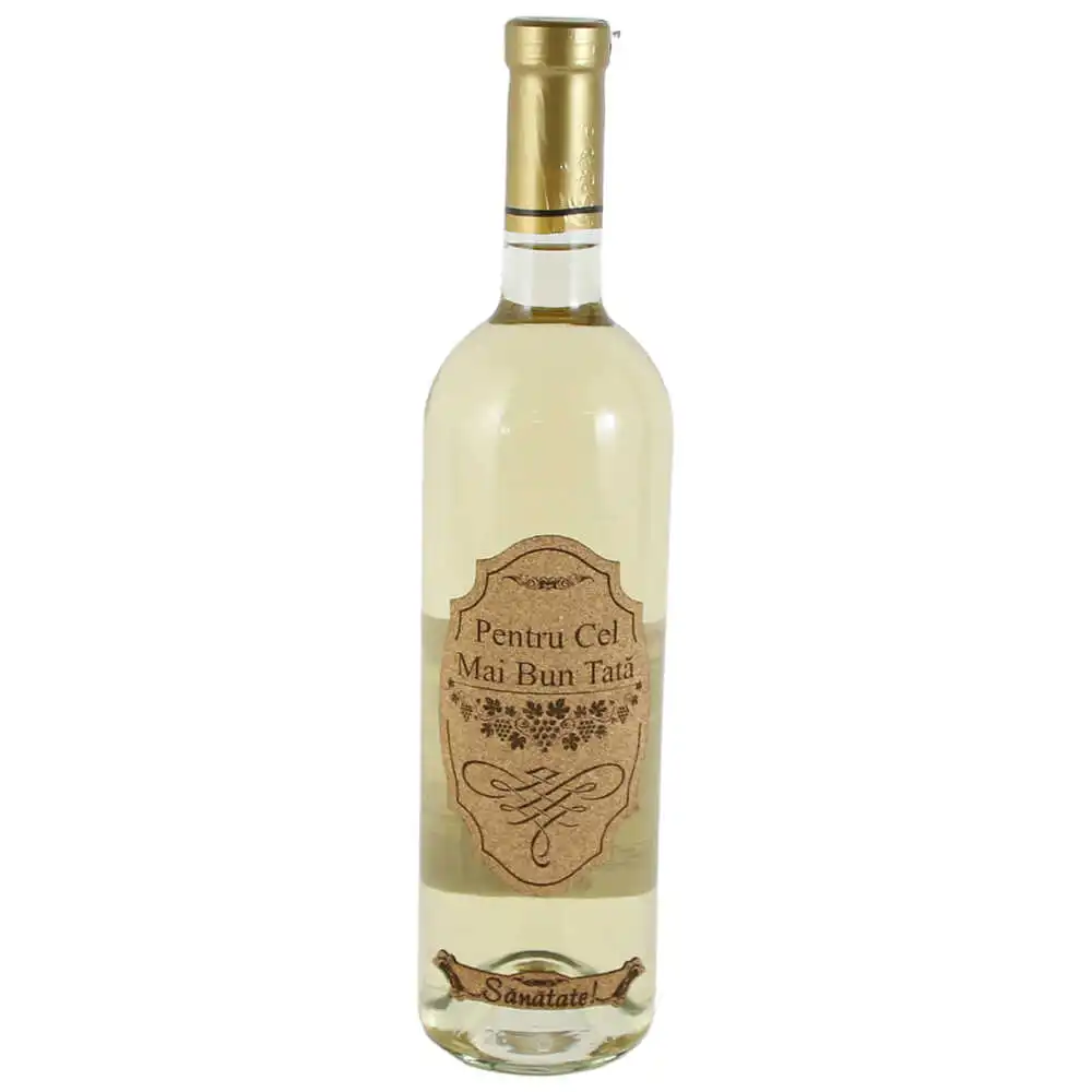Vin alb 750 ml "Pentru cel mai bun Tata