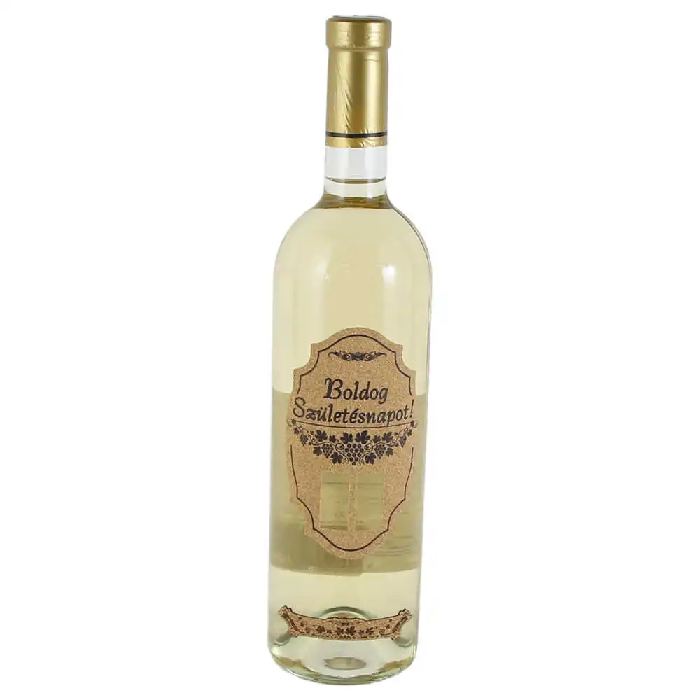 Vin alb 750 ml "Boldog Szuletesnapot!"