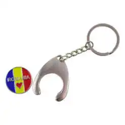 Breloc realizat din metal - Design Romania (Model 3)