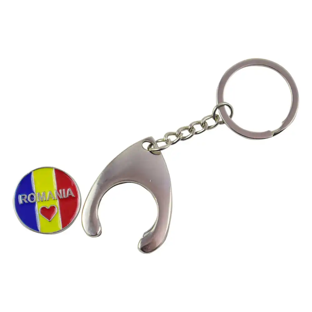 Breloc realizat din metal - Design Romania (Model 3) Breloc realizat din metal - Design Romania (Model 3)