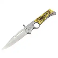 Briceag cu lama blocabila din otel si cu maner os 24 CM