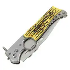 Briceag cu lama blocabila din otel si cu maner os 24 CM