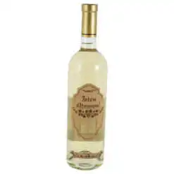 Vin alb 750 ml  "Isten eltessen! Egeszsegere!"cu eticheta din pluta si numere selectabile