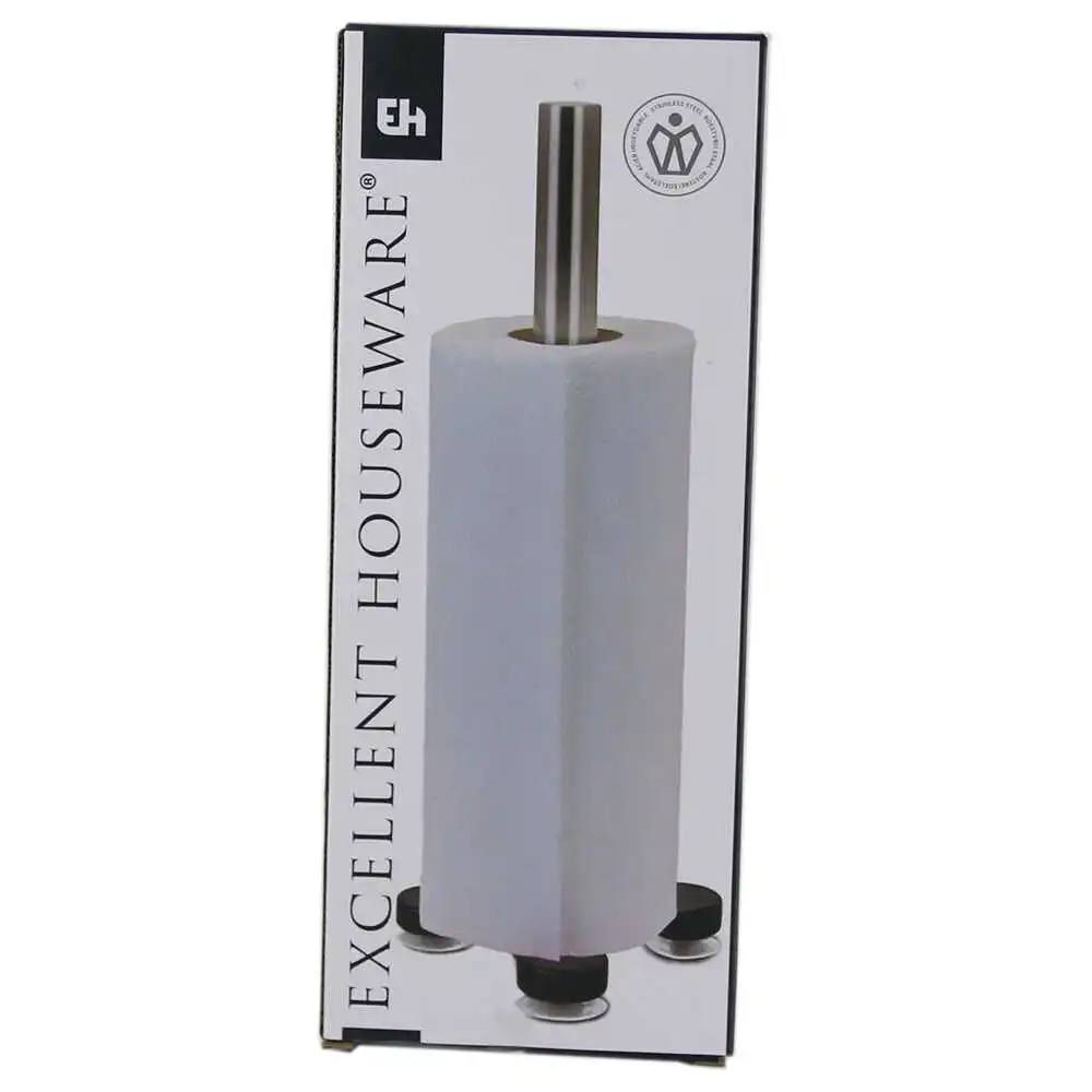 Suport rola hartie bucatarie din inox Excellent Houseware