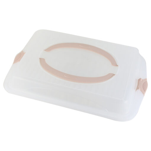 Suport tort dreptunghiular cu capac si maner 25x35