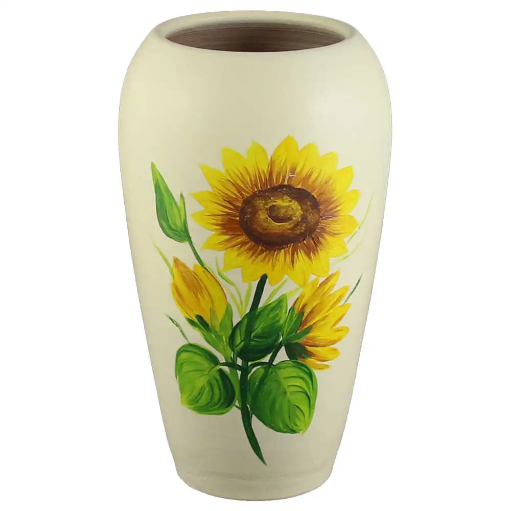 Vaza din ceramica pictat manual 13x21 CM
