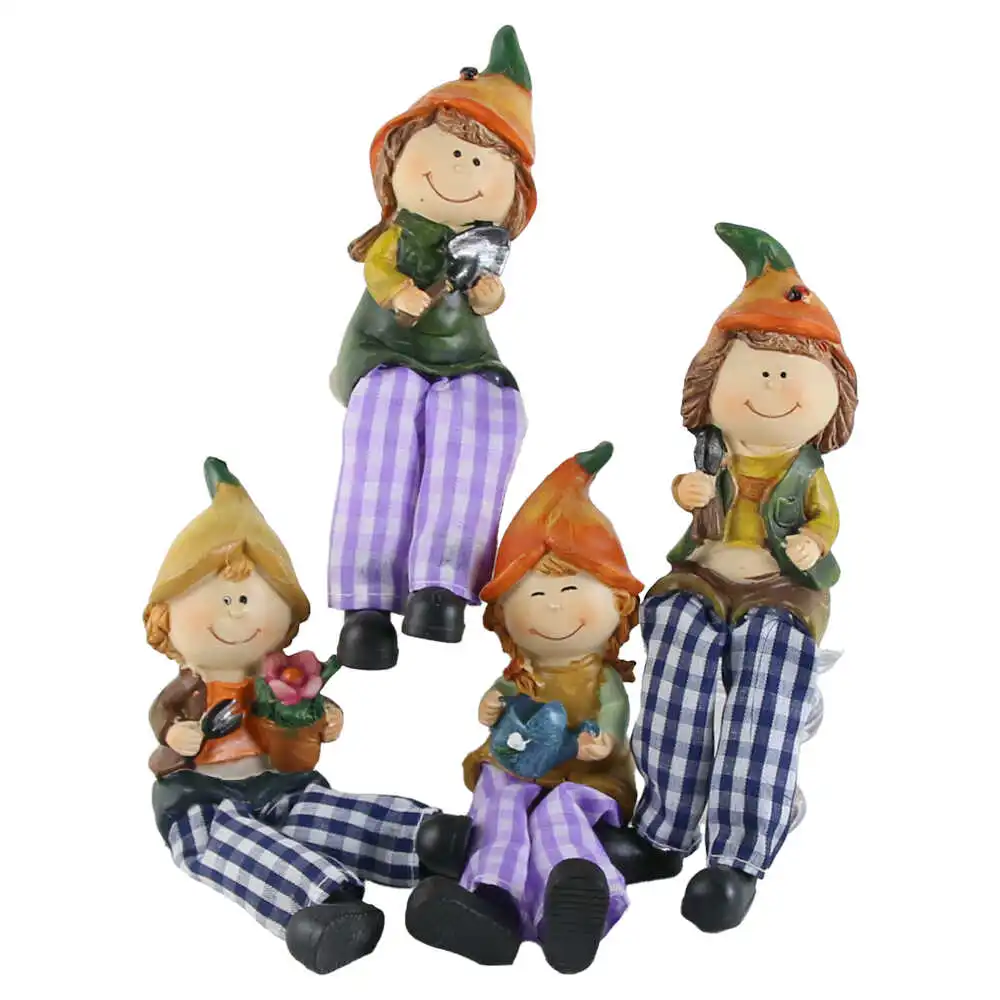 Set 4 figurine Gradinari 16 CM Set 4 figurine Gradinari 16 CM