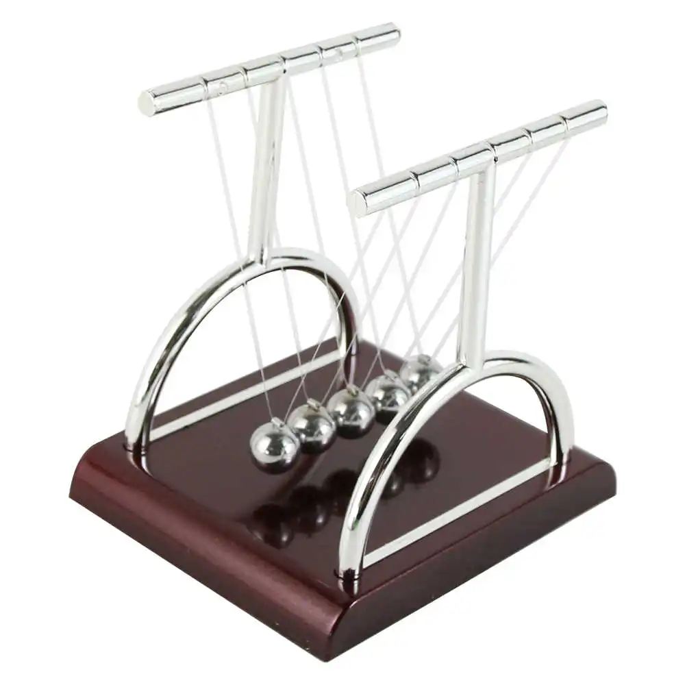 Perpetuum mobile cu bile metalice 14x14 CM Perpetuum mobile cu bile metalice 14x14 CM