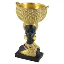 Statueta Negresa cu bol