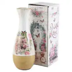 Vaza din ceramica Roses 7x20 CM