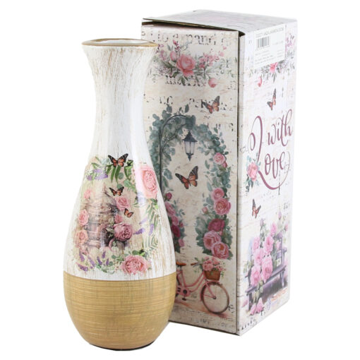 Vaza din ceramica Roses 7x20 CM