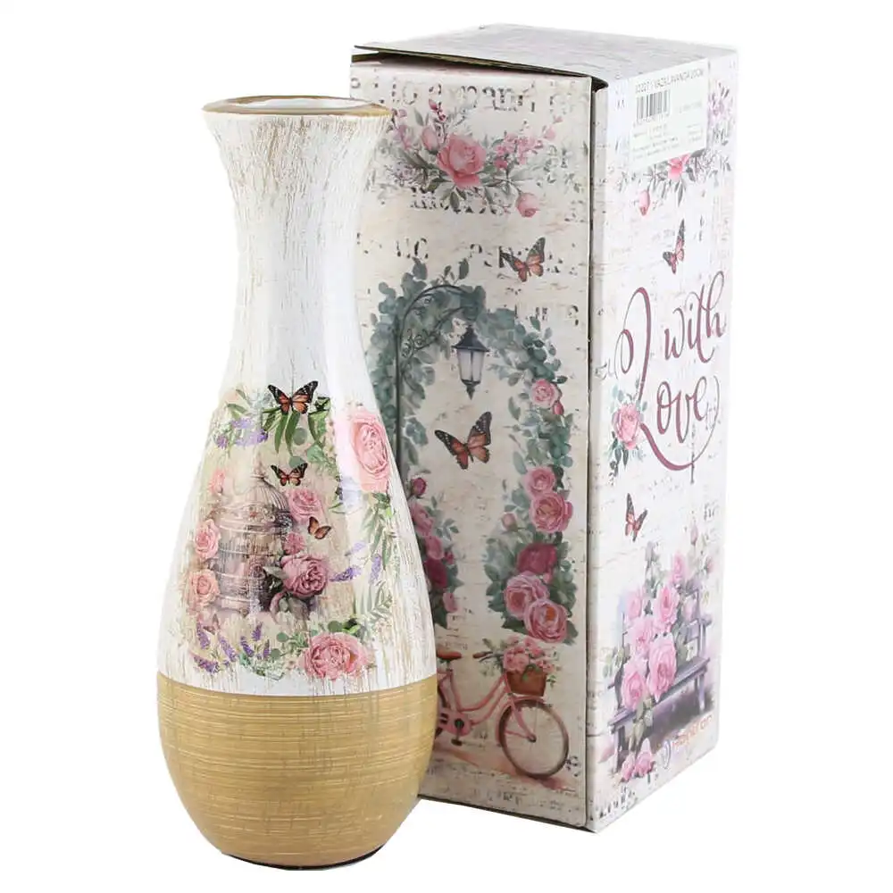 Vaza din ceramica Roses 7x20 CM