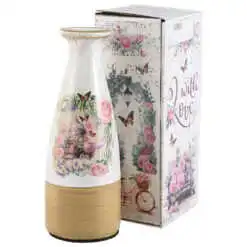 Vaza din ceramica Roses 7x20 CM