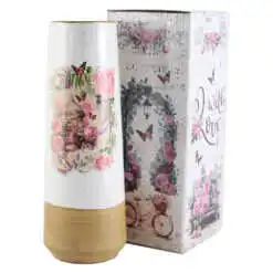 Vaza din ceramica Roses 11x29 CM