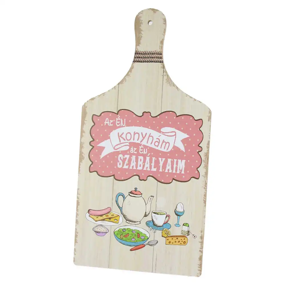 Tocator decorativ din lemn "Az En konyham Tocator decorativ din lemn "Az En konyham