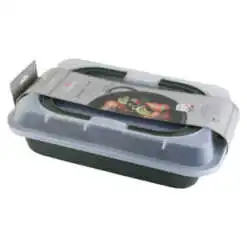 Tava cu capac plastic 36x24.5 CM