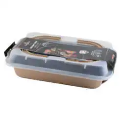 Tava cu capac plastic 36x24.5 CM