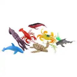 Set 7 animale marine din cauciuc