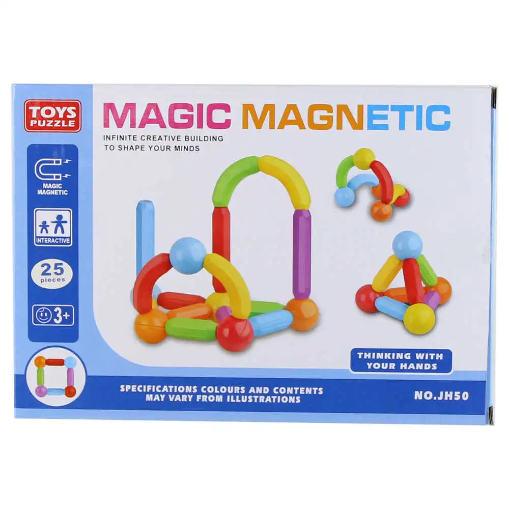 Joc creativ magnetic 25 piese Magic Magnetic