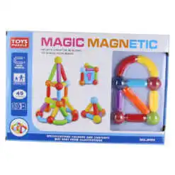 Joc creativ magnetic 49 piese Magic Magnetic